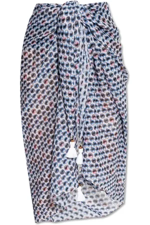 Tory Burch Badkläder, Dam, ONE Size, Bomull, Tryckt pareo