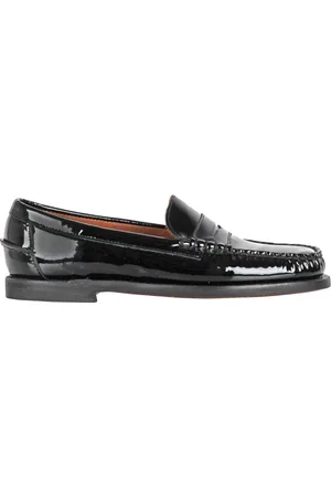 SEBAGO Skor, Dam, 37 1/2 EU, Läder, Lackskor, loafers med rund tå