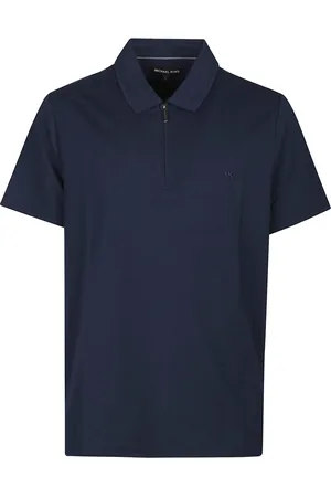 Michael Kors Topp, Herr, XL, Stilig Zip Polo Skjorta
