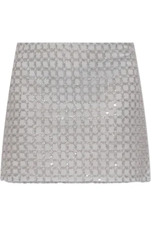 ROTATE Kjol, Dam, M, Polyester, Kjol med skimrande applikationer