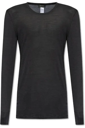 Hanro Topp, Herr, M, T-shirt med långa ärmar