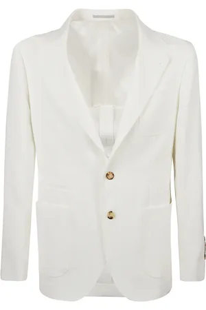 Brunello Cucinelli Jacka, Herr, M, Linne, Deconstructed Jackor för Stiliga Looks