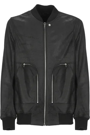 Rick Owens Jacka, Herr, L, Läder, Bauhaus Flight Bomberjacka