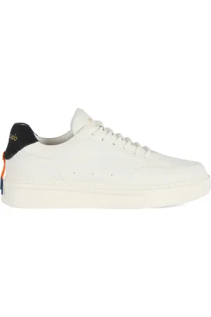 Barracuda Skor, Herr, 41 EU, Läder, Läder Sneakers med Logotyptryck