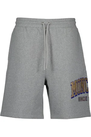 Moncler Shorts, Herr, M, Bomull, Fleece Shorts med Dragsko