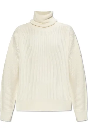 Moncler Stickade tröjor & koftor, Dam, S, Polo Neck