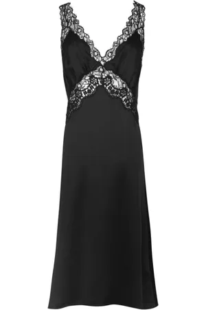 Saint Laurent Klänning, Dam, S, Silk Midi Klänning