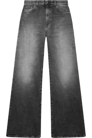 Dondup Jeans, Dam, W26, Bomull, Wide Leg Stretch Jeans