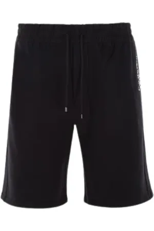 Saint Laurent Shorts, Herr, S, Bomull, Oversized joggingshorts med logobroderi