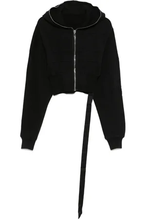 Rick Owens Sweatshirts & Hoodies, Dam, S, Bomull, Collage Gimp Zip Hoody