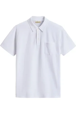 Woolrich Topp, Herr, L, Klassisk Vit Polotröja