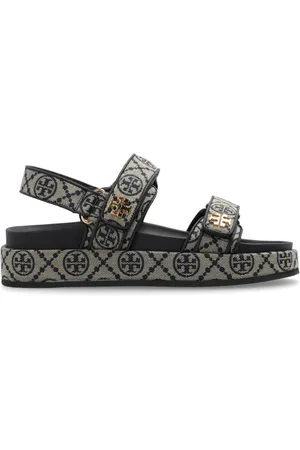 Tory Burch Skor, Dam, 41 EU, Läder, ‘Kira’ Plattforms Sandaler