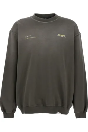 Represent Sweatshirts & Hoodies, Herr, M, Bomull, Olivgrön Crewneck Tröja