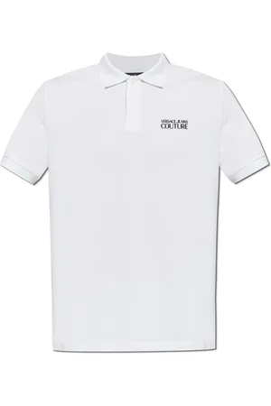 VERSACE Topp, Herr, M, Bomull, Polo med tryckt logotyp