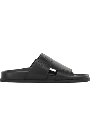 VALENTINO GARAVANI Skor, Herr, 40 EU, Läder, Logodetalj Lädersandaler
