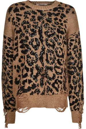 Roberto Cavalli Stickade tröjor & koftor, Dam, S, Rundhalsstickat