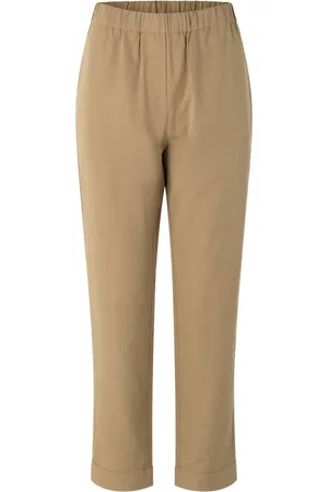 Samsøe Samsøe Byxor, Dam, L, Polyester, Relaxed Fit Rak Skurna Ben Byxor