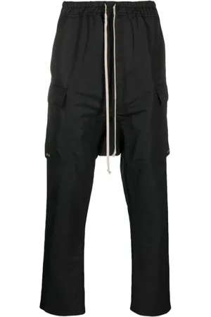 Rick Owens Byxor, Herr, XL, Bomull, Cargo Long Tapered Byxor