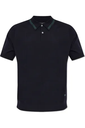 Paul Smith Topp, Herr, S, Ullpolo med broderad logotyp
