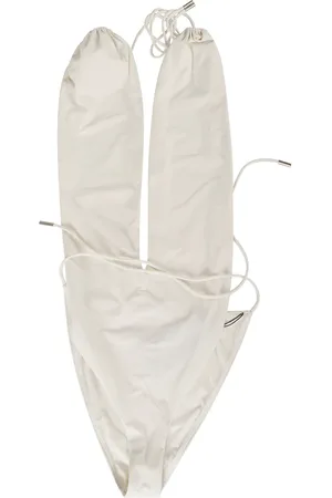 Saint Laurent Badkläder, Dam, M, Rygglös V-halter Baddräkt
