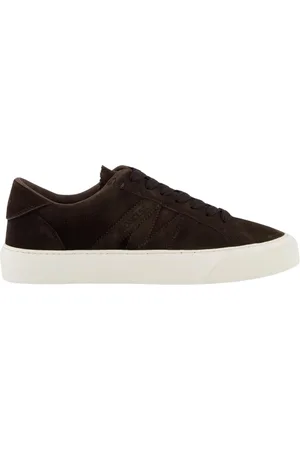 Moncler Skor, Herr, 42 EU, Läder, Monaco2 Low Top Sneakers