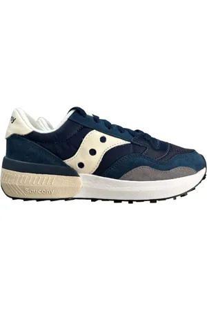 Saucony Skor, Herr, 45 EU, Blå och Krämvita Sneakers