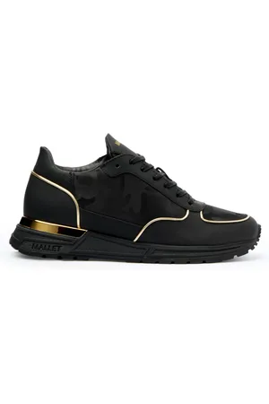 Mallet Skor, Herr, 40 EU, Lite Svart Camo Guld Sneakers