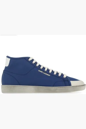 Saint Laurent Skor, Herr, 44 EU, Läder, Court Classic Sl/39 Mid-Top Sneakers