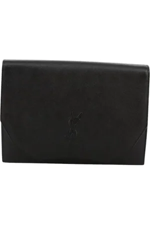 Saint Laurent Pre-owned, Dam, ONE Size, Pre-owned Laeder kuvertvskor