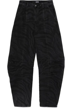 ROTATE Jeans, Dam, M, Zebra Twill Cargo Byxor