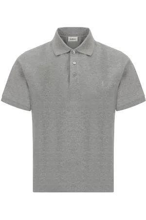 Saint Laurent Topp, Herr, S, Bomull, Cassandre Pikétröja