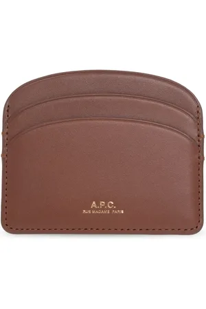 A.P.C. Accessoarer, Dam, ONE Size, Läder, Demi-Lune Korthållare