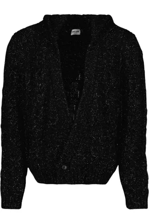 Saint Laurent Stickade tröjor & koftor, Herr, S, Lurex Kofta