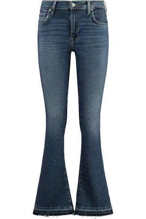 7 for all Mankind Jeans, Dam, W27, Bomull, Luxe Vintage Bootcut Jeans med fransad fåll