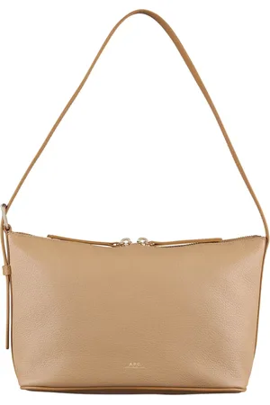 A.P.C. Väska, Dam, ONE Size, Läder, Läderväska med guldfärgat spänne