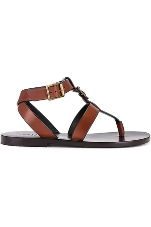 Saint Laurent Skor, Dam, 37 EU, Läder, Hardy Lädersandaler