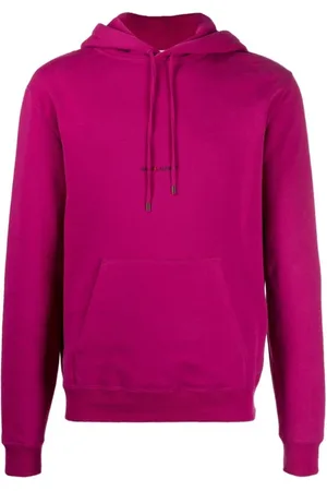 Saint Laurent Sweatshirts & Hoodies, Herr, L, Bomull, Rive Gauche Logo Hoodie