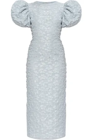 ROTATE Klänning, Dam, S, Polyester, Pennklänning med puffärmar