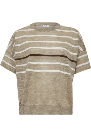 Brunello Cucinelli Stickade tröjor & koftor, Dam, S, Sweater Kollektion