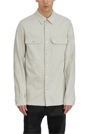 Rick Owens Skjorta, Herr, L, Bomull, Outer Shirt
