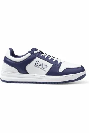 EA7 Skor, Herr, 44 EU, Polyester, Ljusblå Snörskor