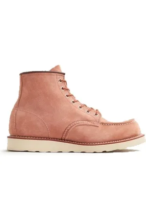Red Wing Skor, Herr, 41 1/2 EU, Läder, Dusty Rose Moc Toe Lace-up Boots