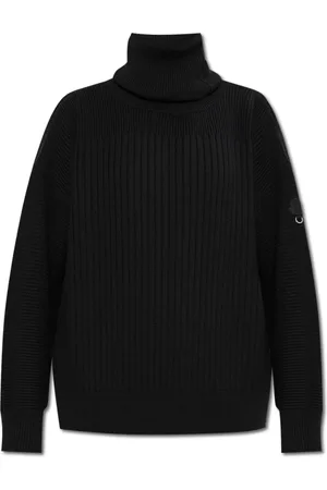 Moncler Stickade tröjor & koftor, Dam, XS, Svart polotröja