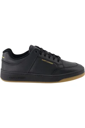 Saint Laurent Skor, Herr, 40 EU, Läder, Lace-up Läder Tvåfärgade Sneakers