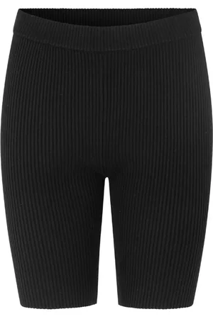 Samsøe Samsøe Shorts, Dam, L, Polyester, Ribbstickade Biker Shorts
