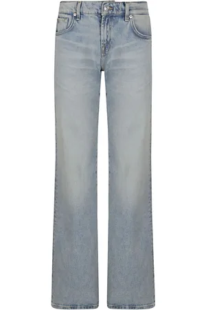 7 for all Mankind Jeans, Dam, W29, Bomull, Light Sahara Flare Jeans
