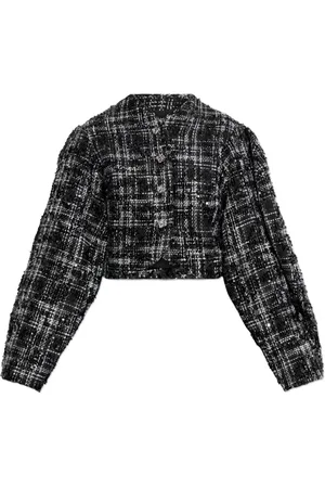 ROTATE Jacka, Dam, M, Tweed, Tweed Blazer med skimrande applikationer