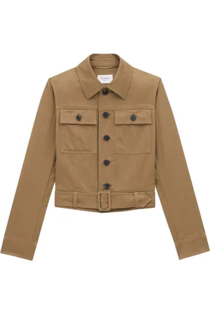 Saint Laurent Jacka, Dam, S, Bomull, Cropped Jacka
