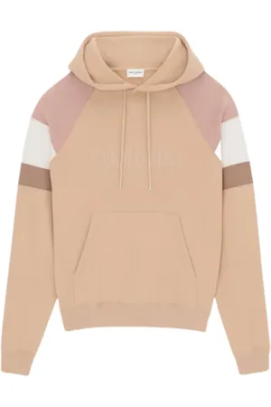 Saint Laurent Sweatshirts & Hoodies, Herr, M, Bomull, Hoodie med broderad logotyp