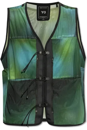 Y-3 Jacka, Herr, L, Polyester, Väst med fickor